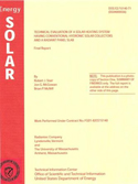 US Dept of Energy Report